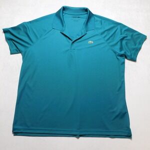 Lacoste Sport Mens 3XL Ultra Dry Polo Shirt Blue Performance Golf Tennis